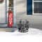 Glitzhome® 30" Christmas Metal Silhouette Snowman Family Yard Stake or Wall Decor